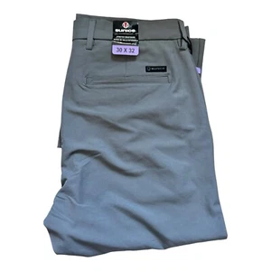 Sunice Men's Performance Golf Pants Gray Size 30x32 - New With Tags - Picture 1 of 9