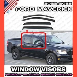 para Ford Maverick 2022 → 2025/VISERAS DE VENTANA DEFLECTOR VENTILACIÓN SOMBRA PROTECTOR DE LLUVIA - Imagen 1 de 5