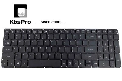 KBSPRO New/Oirg US Layout Keyboard for Acer Aspire E15 E5-576 E5-576G Laptop Black