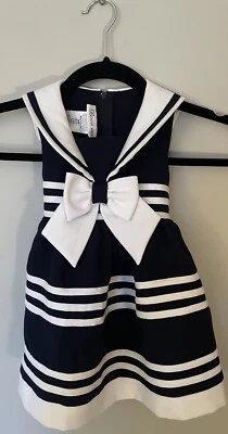 Vestido de marinero náutico Bonnie Jean para niñas talla 2T Foto 1 de 4