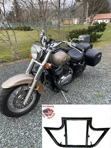 NEW black Classic Highway Crash Bar Engine Guard KAWASAKI VN800 VN 800 VULCAN us - Picture 1 of 8