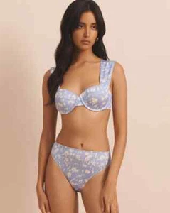 EVARAE Audrey Bikini Oberteil Vista Fleur UK 6/8/10/12/14/16 - Etikett/kostenloser Versand - Bild 1 von 5