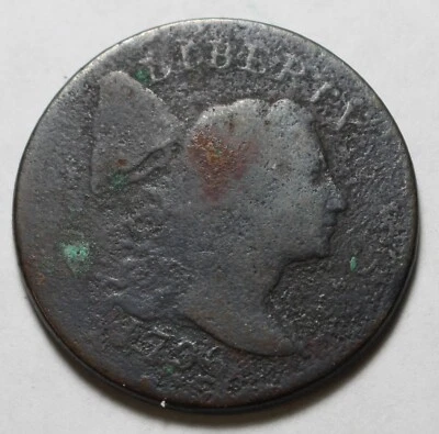 1796 Large Cent UR647 - Image 1 of 2
