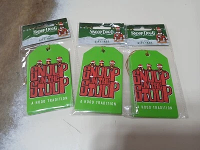 Snoop Dogg Christmas Holiday Gift Tags Snoop on the Stoop Set of 3 Packs - Image 1 of 3