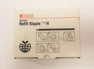 Genuine Ricoh TYPE H (117-0334) Staple Cartridge, Box of 5 Rolls - Afbeelding 1 van 1