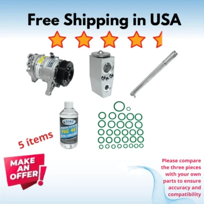 Compresor y válvula aire acondicionado apto para Cadillac SRX 2010-2011, Saab 9-4X 2011 Foto 1 de 4