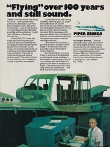 1972 Piper Seneca Aircraft ad 2/14/2024d - Picture 1 of 1