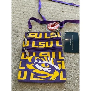 LSU Crossbody purse NEW with tags - Picture 1 of 8