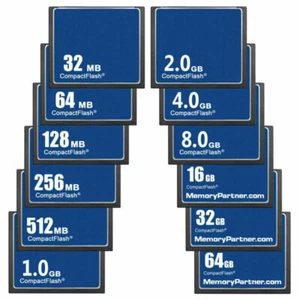 32MB 64MB 128MB 256MB 512MB 1GB CompactFlash CF Speicher karte CF Memroy Card - Picture 1 of 7