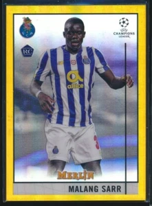 2020 Topps Merlin Collection Chrome UCL Gold Refractor /50 Malang Sarr Rookie RC - Picture 1 of 2
