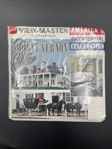 Sealed Gaf A812 America's Bicentennial Mount Vernon VA view-master Reels Packet - Picture 1 of 2