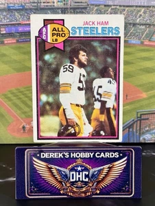 1979 Topps Jack Ham #320 - Pittsburgh Steelers - Hall Of Fame - Foto 1 di 3