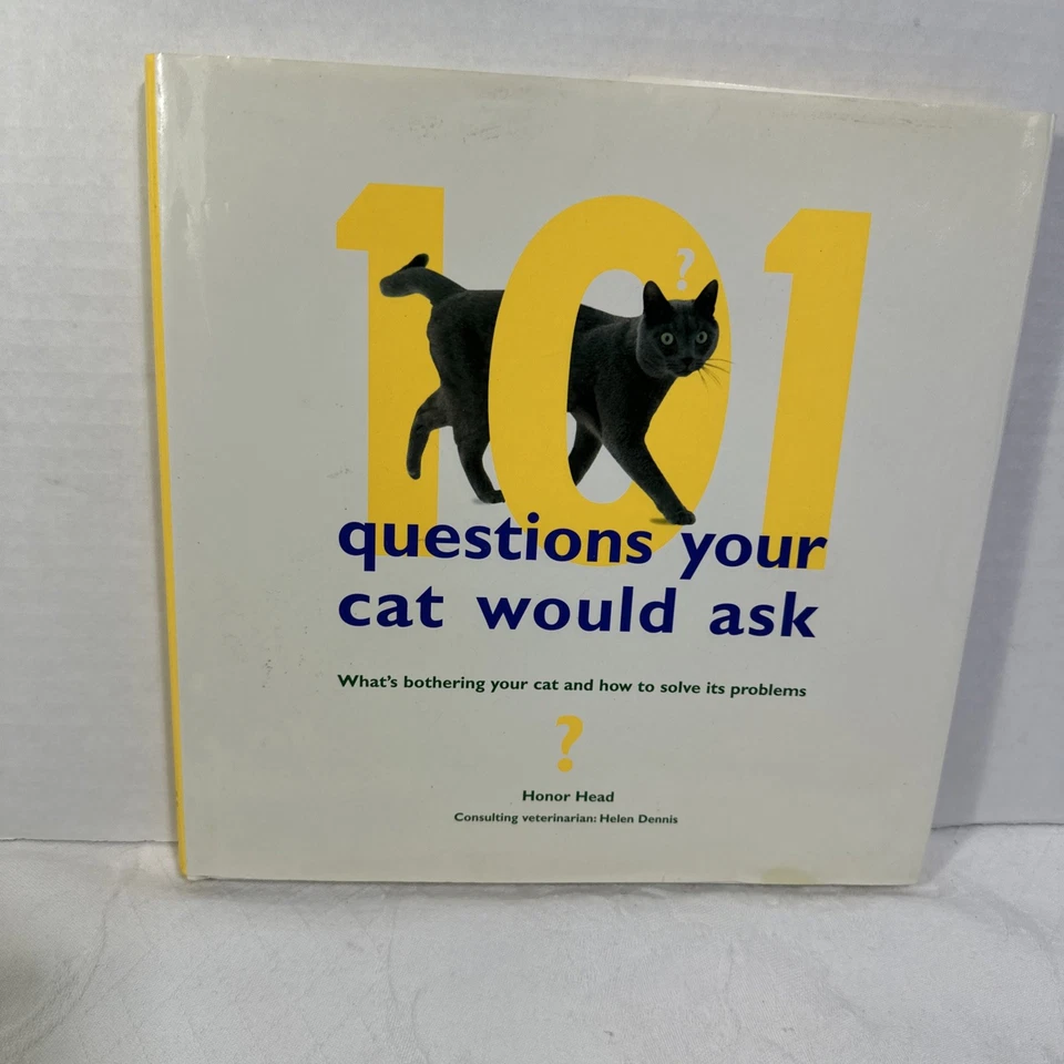 101 Questions Your Cat Would Ask - hardcover Helen Dennis - Image 1 of 4