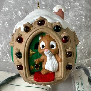 Hallmark Keepsake Ornament Nut Sweet Nut 1992 Magic Light - Picture 1 of 4