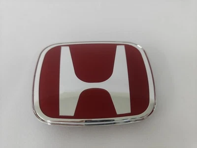 Vigo fit Front Rear Emblem  2006-2011 Honda Civic Coupe JDM RED H Type EX SI - Image 1 of 4