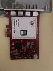 TBS6909 DVB-S/S2 8-Tuner PCI Express Digitale Satelliten-TV-Karte. - Zdjęcie 1 z 3