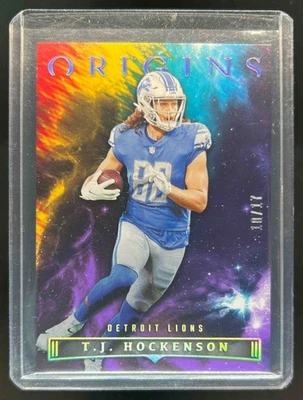 2022 Origins T.J. Hockenson Purple #10/17 Lions - Image 1 of 2
