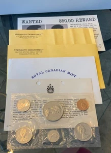 UNITED STATES never opened two coin set plus Canadian Ottawa - Picture 1 of 4