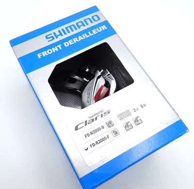 Shimano Claris FD-R2000-F Braze-On Front Derailleur 2 x 8s Road Bike SH-783-U9 - Image 1 of 4