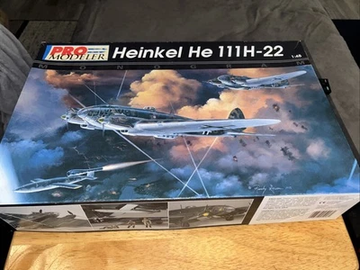 Pro Modeler 1:48 German Heinkel He 111H-22 Model Kit# 5926 NIOB - Image 1 of 4