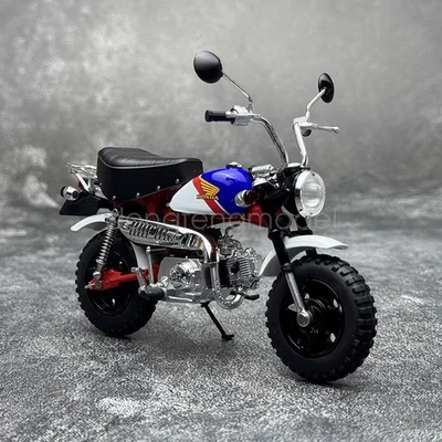 AOSHIMA 1/12 Scale For Honda Monkey Blue Motorcycle Diecast Collection Gifts - Image 1 of 4