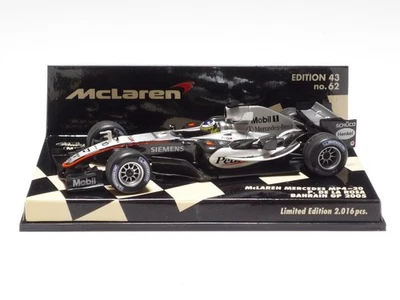 MINICHAMPS 1:43 McLAREN MERCEDES MP4-20 P. DE LA ROSA BAHRAIN GP 2005 MC#62 Foto 1 de 4