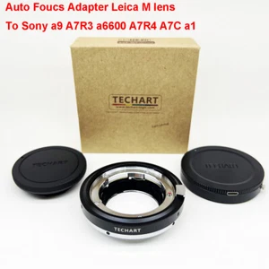 TECHART LM-EA9 Auto Foucs Adapter Leica M lens to Sony a9 A7R3 a6600 A7R4 A7C a1 - Picture 1 of 5