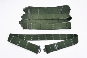 US Army Type Pistol Belt Loch Koppel Vietnam Korea WW2 - Bild 1 von 5
