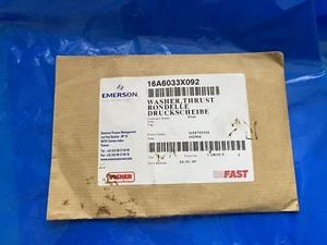 EMERSON FISHER: fisher parts : 16A6033X092: THRUST WASHER: 317SS/PTFE, TYPE 8550 - Picture 1 of 1