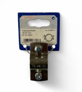 5x Erdungsklemme Erdungsschiene Bandschelle Staberder 18-22 mm für Cu-Rohr - Bild 1 von 1