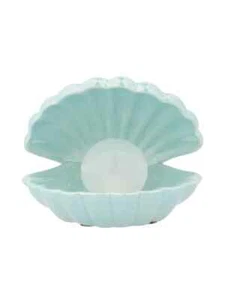 Francfranc Shell Lamp Small Table Light Mint Blue - Picture 1 of 7