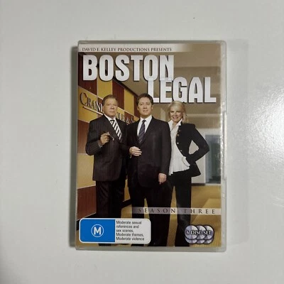 Boston Legal : Season 3  (DVD, 2006) Region 4 PAL - image 1 of 4
