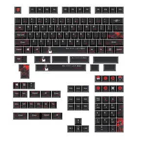 Uchiha Itachi Theme Dye-subs PBT Keycap Set - Picture 1 of 10