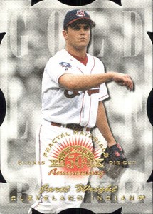 1998 Leaf Fractal Materials Z2 Axis Baseball Card #179 Jaret Wright GLR N /20