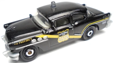 2018 MATCHBOX '56 BUICK CENTURY BLACK 2 3/4" DIECAST STATE POLICE CAR W/ YELLOW - Image 1 of 4