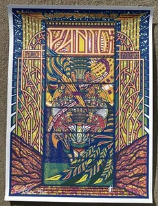 WIDESPREAD PANIC 2023 Red Rocks 18x24 Concert Poster by Brad Klausen - Picture 1 of 6
