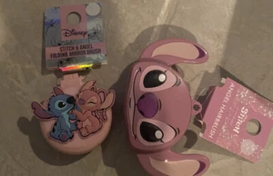 lilo and stitch Angel Hair brush No Handle Mini Cool Rare and folding mirror - Picture 1 of 3