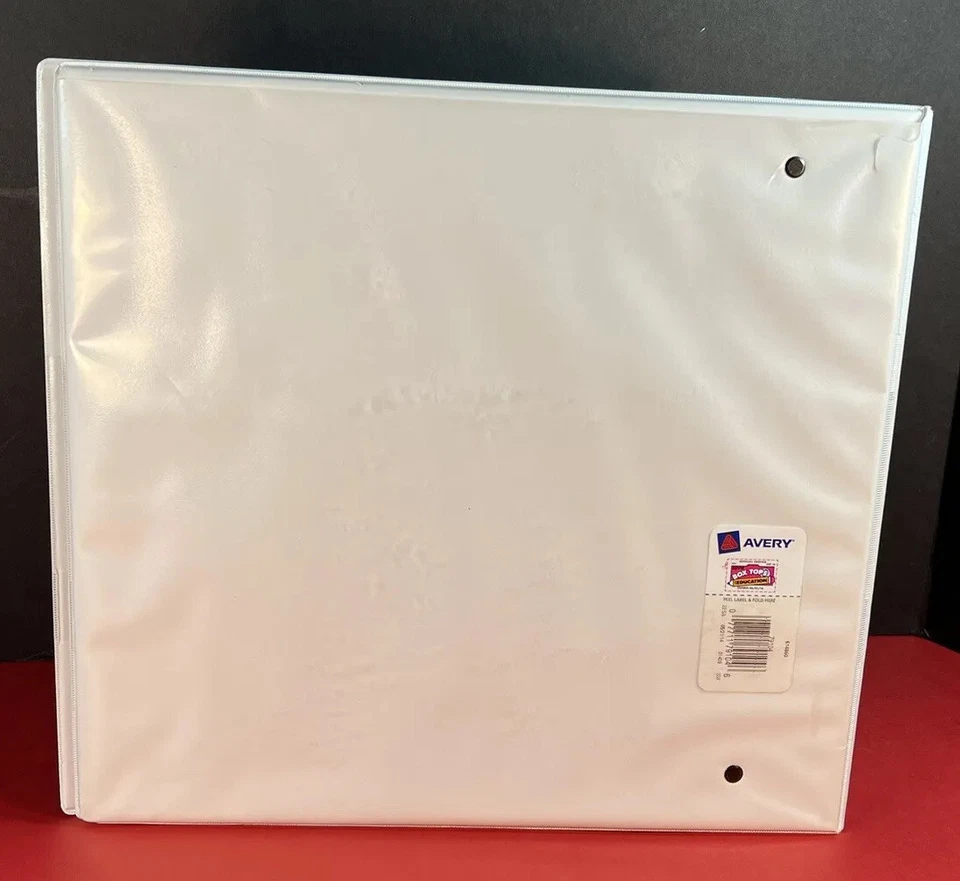 Heavy Duty Binder White AVERY Dennison Office Products One-Touch  3 Inch Rings - Image 1 of 4