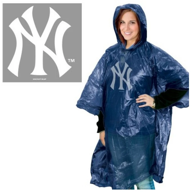 Poncho de lluvia MLB de béisbol New York Yankees (adulto) Foto 1 de 1