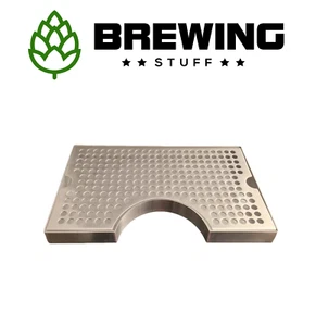 Bar Drip Tray 30cm Stainless Steel Wrap Around Beer Brewing Home Brew Corny Keg - Picture 1 of 3