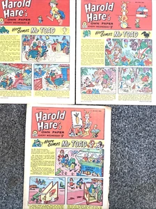 HAROLD HARE'S. (3 ISSUE VINTAGE 1962 FLEETWAY PUBLICATIONS MAGAZINE LOT). - Picture 1 of 12