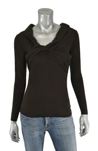 Ralph Lauren Black Label Brown Cashmere Lightweight Knotted Sweater S New $798 - Picture 1 of 2