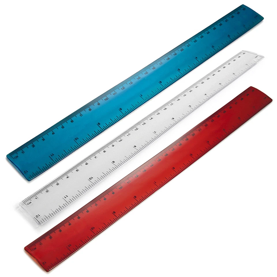 Bendy Ruler 30 cm 300 mm Flexi Measurement Office School Stationery Shatterproof - Image 1 of 1