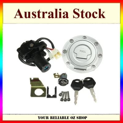 Ignition Switch Lock Fuel Gas Cap Key Set For Yamaha YZF R1 R6 R6S FZ6 FJR1300  - image 1 of 4