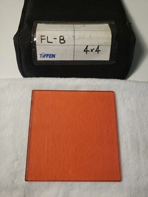 Tiffen 4x4" FL-B Fluorescent Filter for Tungsten Film FLB Filters # 44FLB - Image 1 of 4