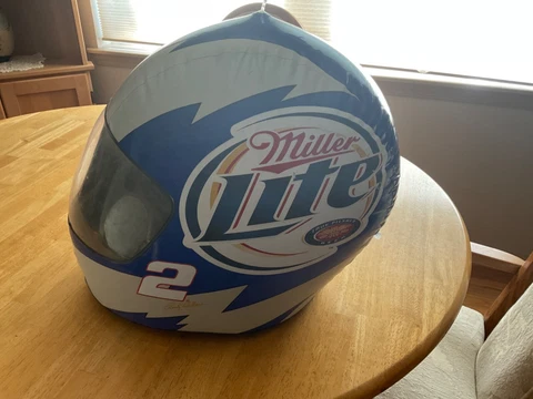 RUSTY WALLACE   LAST CALL  MILLER LITE   LARGE  INFLATABLE NASCAR HELMET Cover