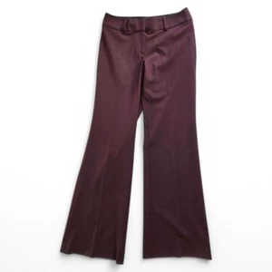 NWT Ann Taylor Loft Julie Trousers Plum Slightly Flare Leg Womens Pants Size 10 - Picture 1 of 10