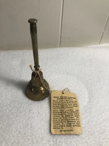 SARNA India Water Carrier BHEESTEE Brass Bell 5" - Picture 1 of 6
