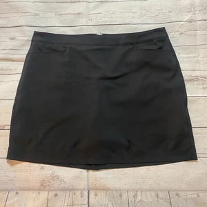 PGA Tour Golf Skort Skirt Lined Shorts Black Women's Size 14 - Picture 1 of 11