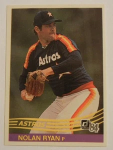 Tarjeta de béisbol Donruss 1984 Nolan Ryan #60 Houston Astros Pitcher - Imagen 1 de 6